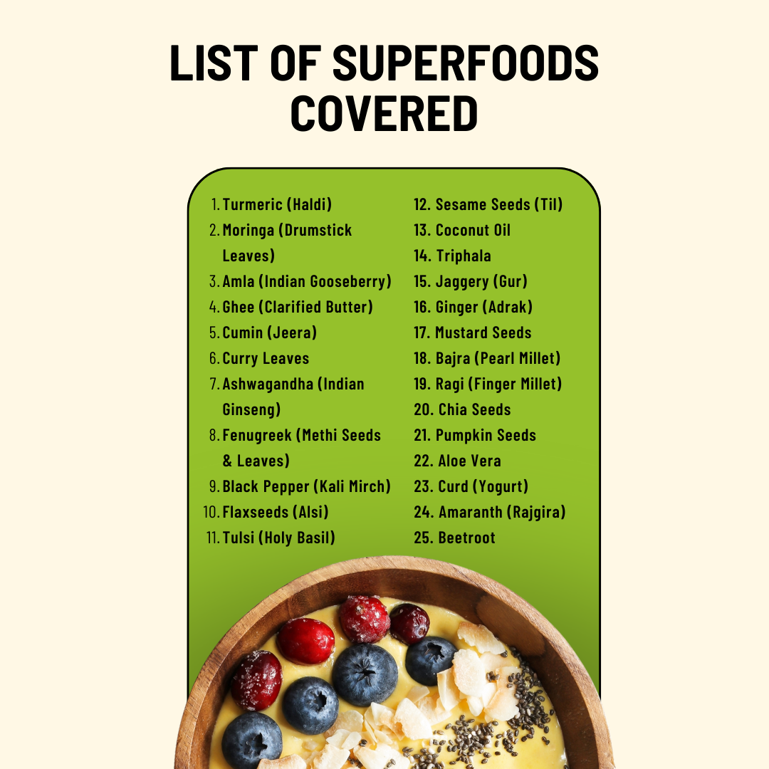 The Ultimate Guide to Indian Superfoods